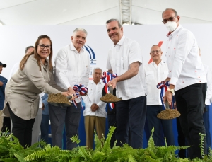 Presidente Abinader da primer palazo para rehabilitaci&oacute;n de planta de tratamiento Noriega II