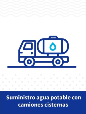 Suministro agua con Camiones Cisternas