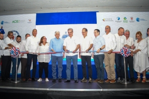Presidente inaugura soluciones aguas residuales por m&aacute;s de 460 millones de pesos
