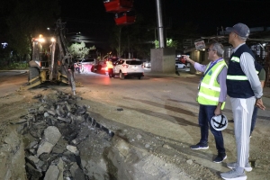 Director Coraasan supervisa trabajos segunda etapa de sustituci&oacute;n l&iacute;nea de impulsi&oacute;n 30 pulgadas en Bella Vista