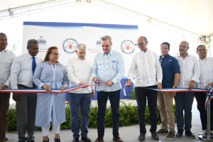 Presidente Abinader inaugura rehabilitada Planta de Tratamiento Noriega II y otras obras de agua potable