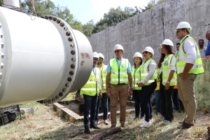 Concluye con &eacute;xito instalaci&oacute;n macromedidor de caudal y mantenimiento en toma de Bao