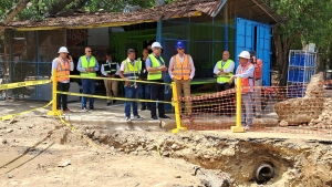 CORAASAN avanza en el mejoramiento del sistema pluvial en Cerro Hermoso, Santiago