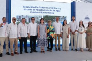Vicepresidenta Raquel Peña  inaugura en Santiago obras de agua potable por un monto superior a los 160 millones de pesos